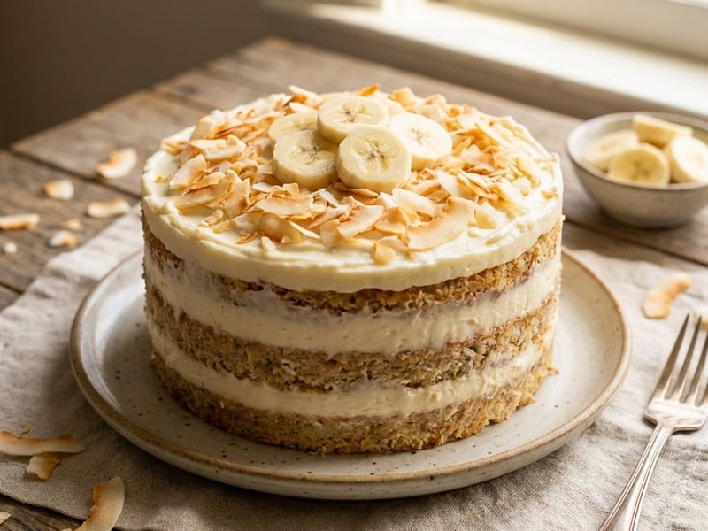 Coconut-Banana Cake | Exotic Delight