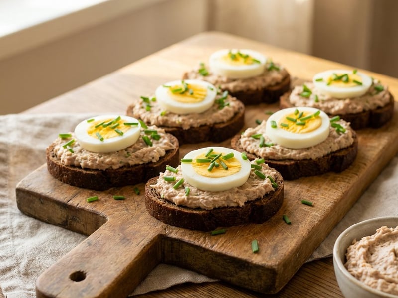 Canapés with Tuna Spread | Quick Party Snack