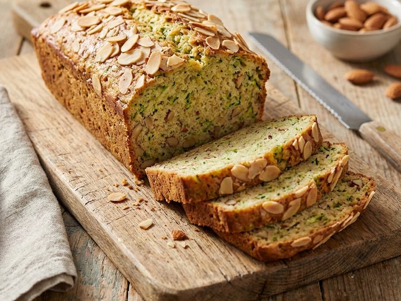 Moist Zucchini Bread | Low Carb & Gluten-Free