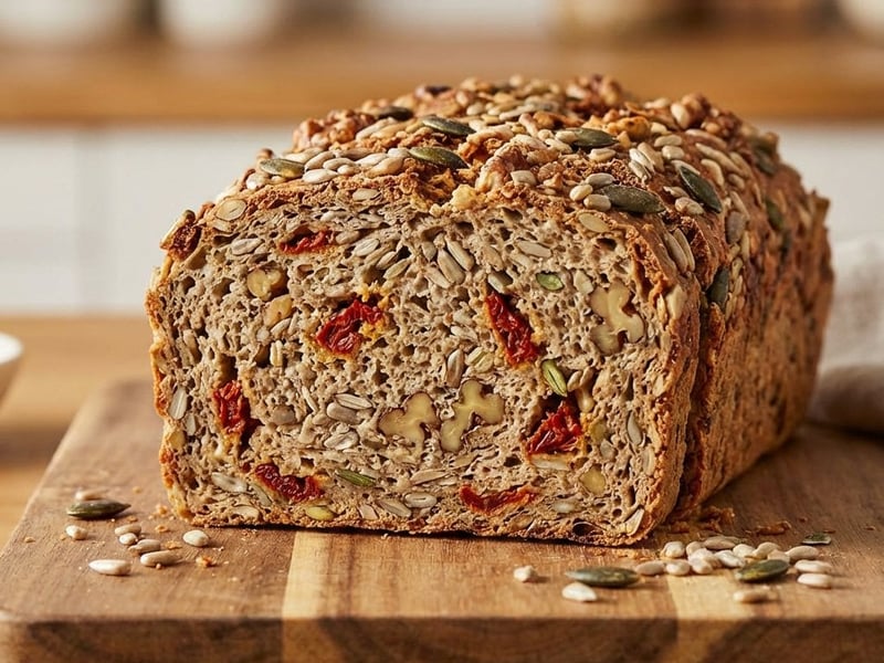 Hearty Seed Bread with Dried Tomatoes