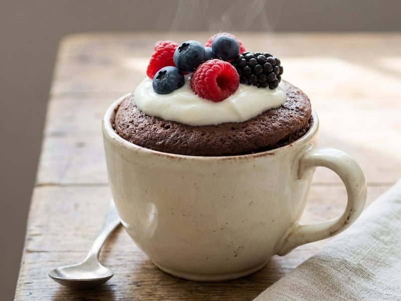 Chocolate Mug Cake | Fluffy & Quick