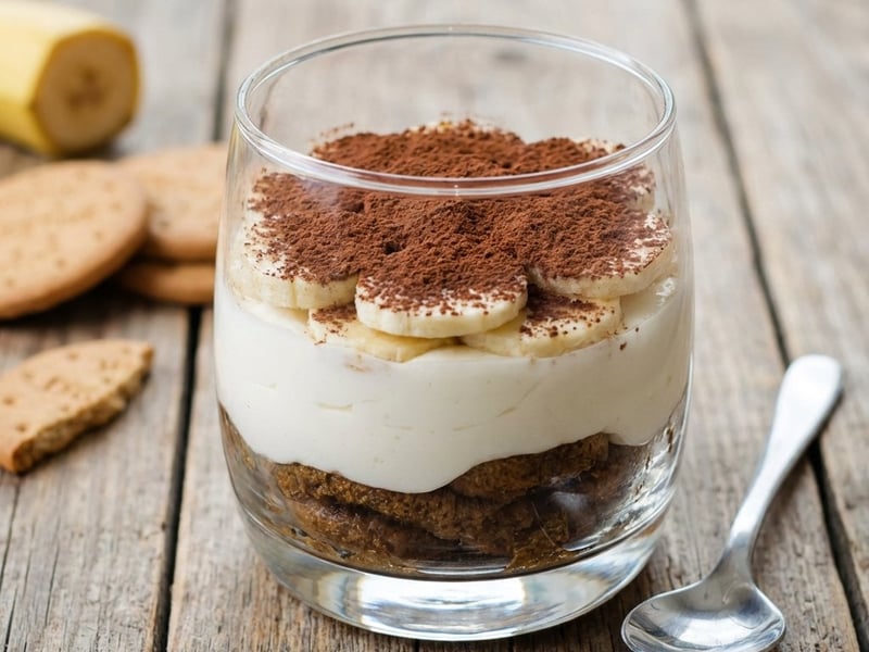 Sugar-Free Cookie Slices with Quark and Banana