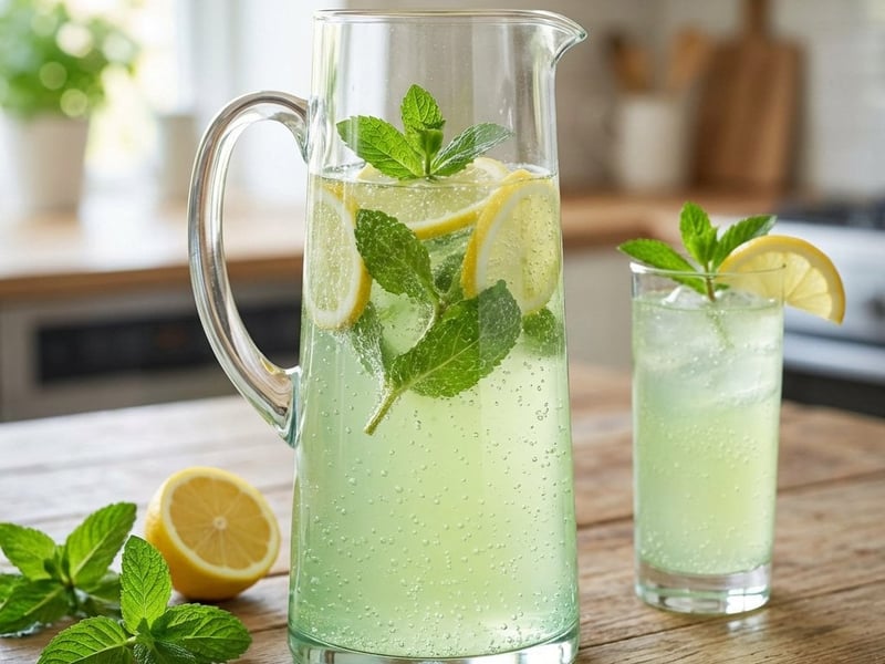 Refreshing Mint Lemonade | Homemade Thirst Quencher
