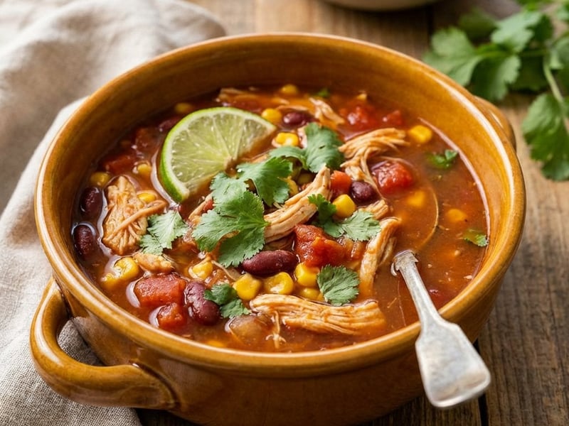 Mexikanische Hühnersuppe | Würzig & Schnell