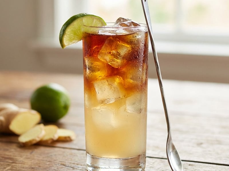 Dark & Stormy Cocktail