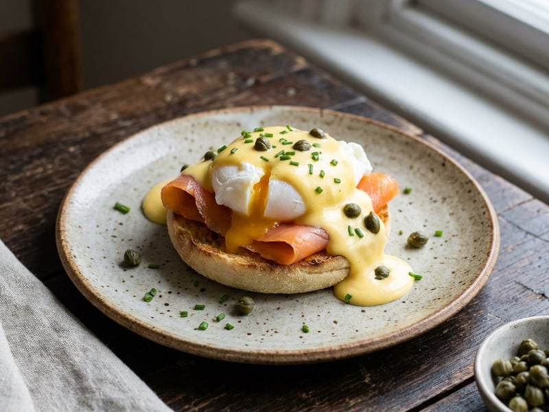 Eier Benedikt mit Räucherlachs | Gourmet-Brunch Klassiker