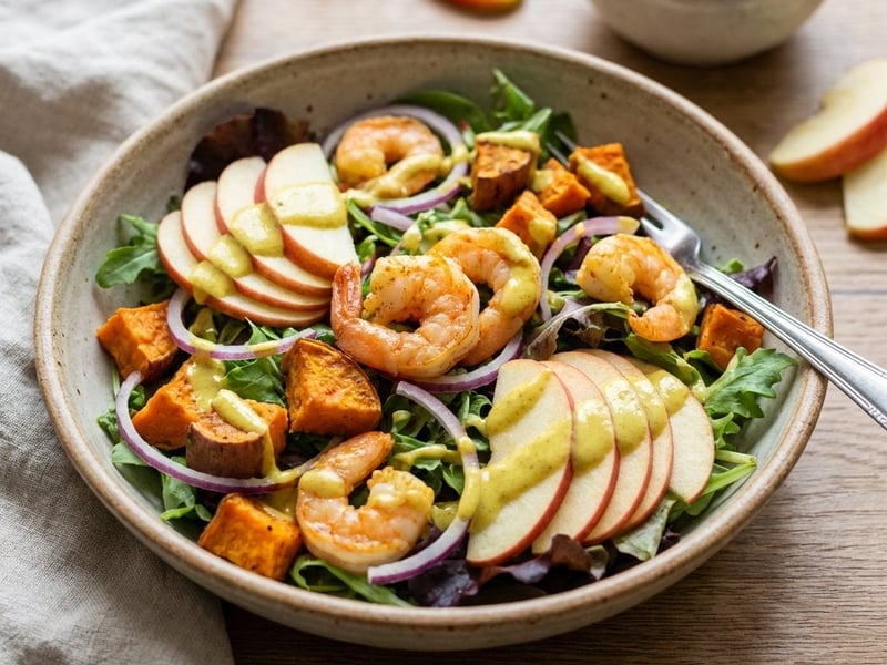 Shrimp Salad with Curry Dressing