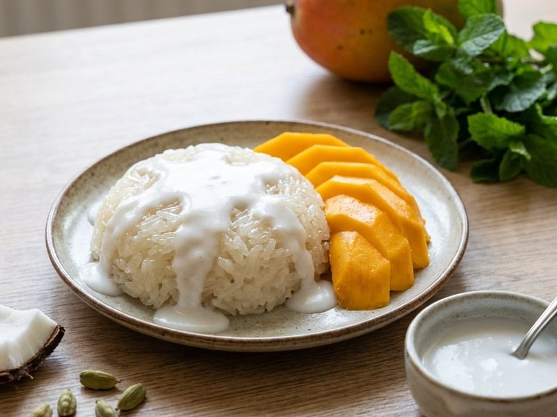 Mango Sticky Rice | Exotisches Thai-Dessert