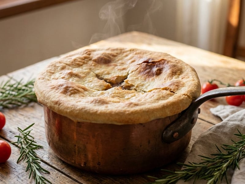 Lamb Pot with Bread Crust