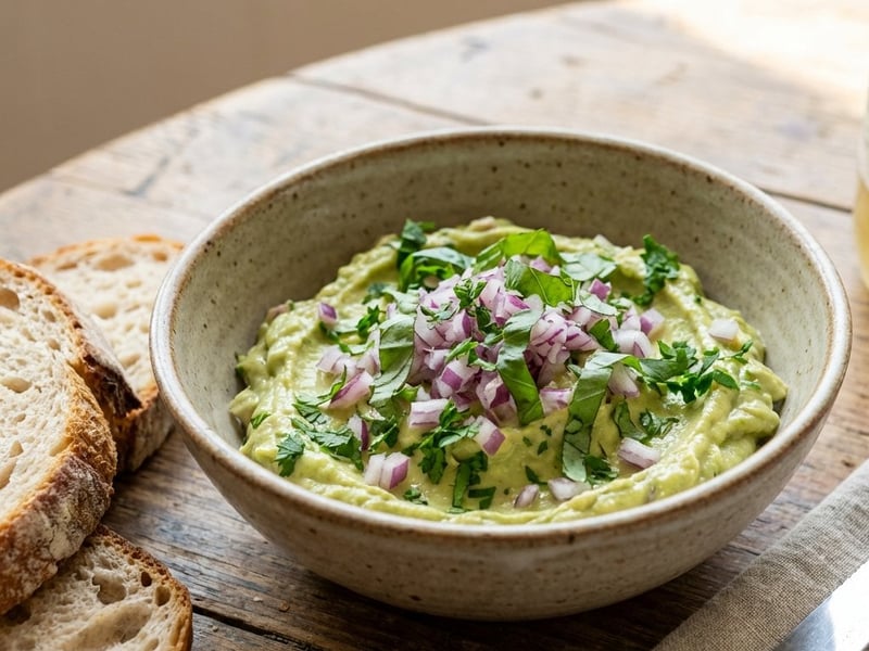 Creamy Avocado Spread with Fresh Herbs