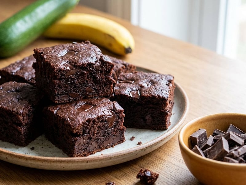 Moist Chocolate Zucchini Cake with Buttermilk