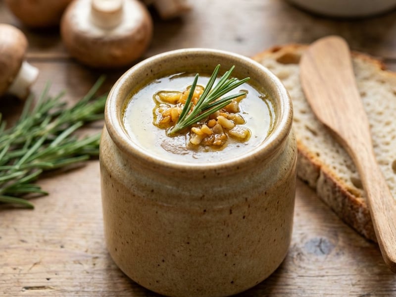 Vegetarian Mushroom Pâté with Smoked Tofu