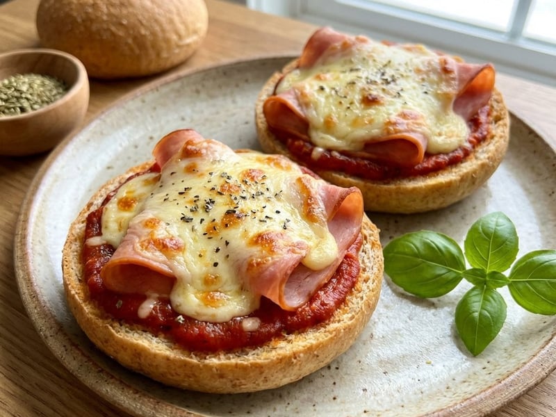 Crispy Mini Pizzas from Bread Rolls
