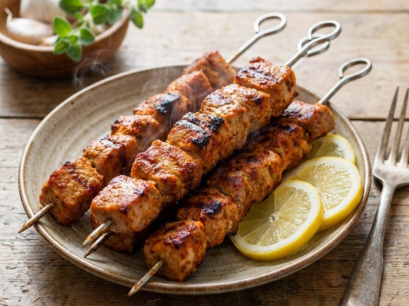 Pinchos Morunos | Spicy Spanish Meat Skewers