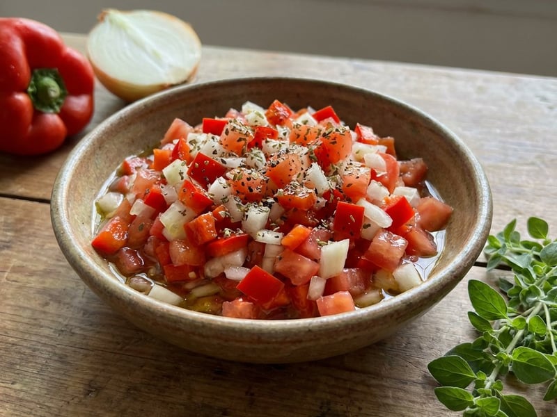 Ensalada Criolla | Argentinian Vegetable Salad