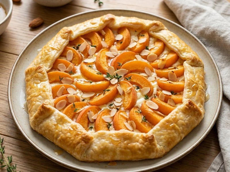 Sommerliche Marillen-Topfen-Galette | Knusprig & Fruchtig