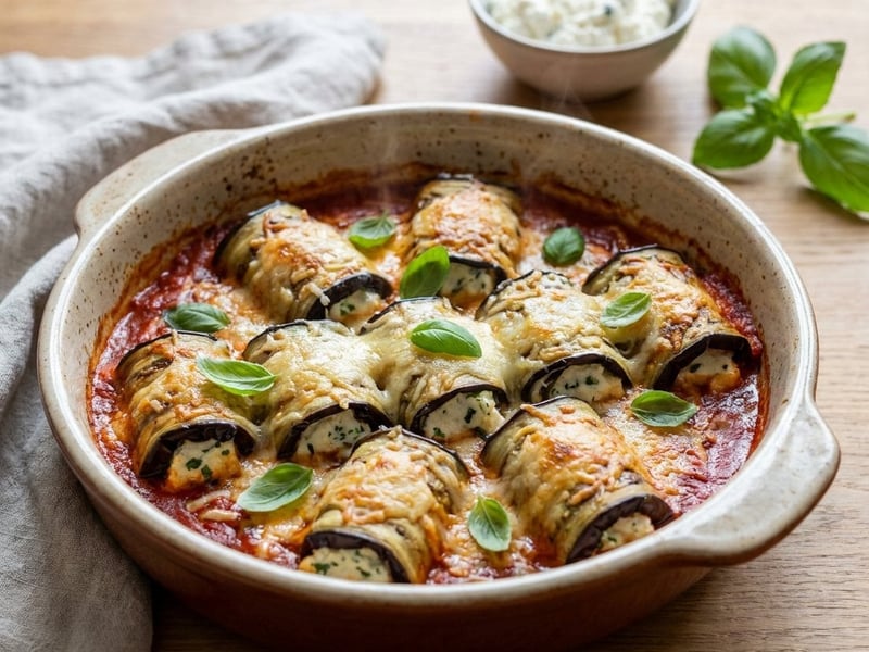 Aubergine Involtini | From the Oven