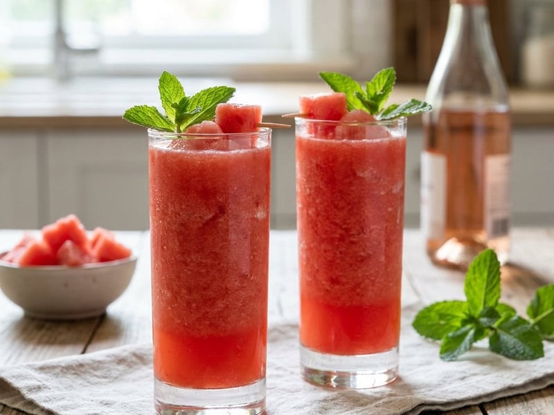 Watermelon Frosé Spritz | Refreshing Summer Drink