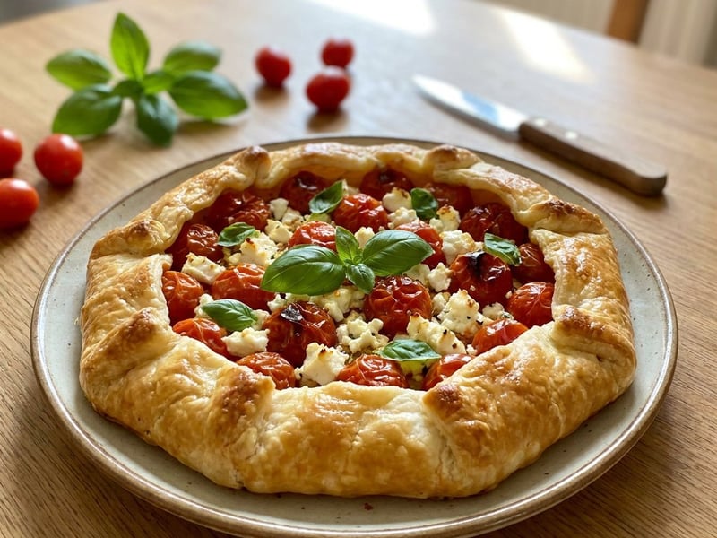 Summery Tomato Galette with Feta & Herbs | From the Oven