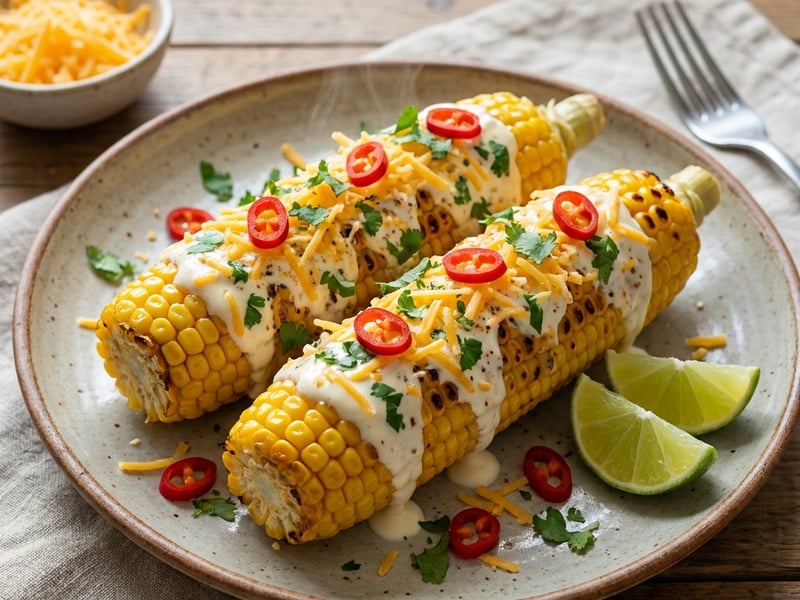 Elotes - Mexican Grilled Corn