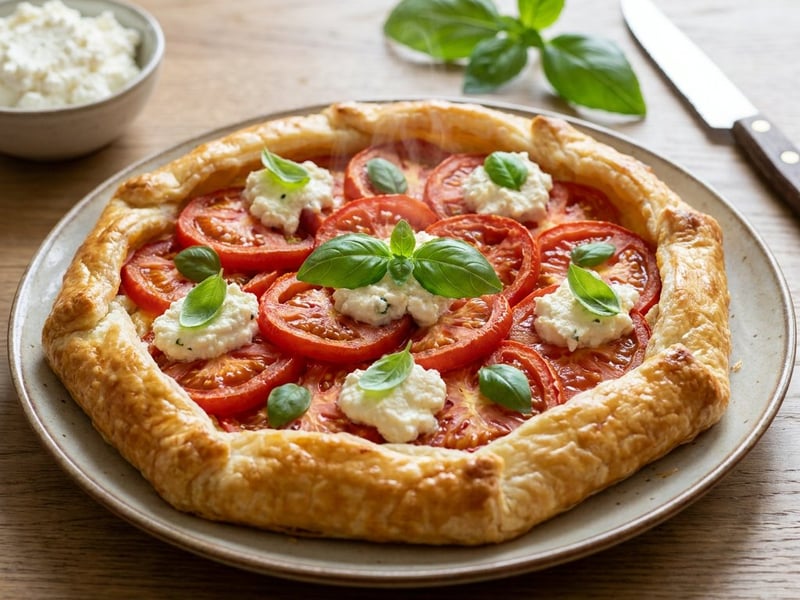 Crispy Tomato & Ricotta Galette | From the Oven