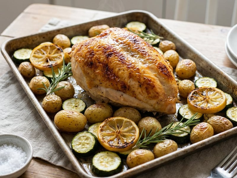Lemon Rosemary Chicken | From the Oven
