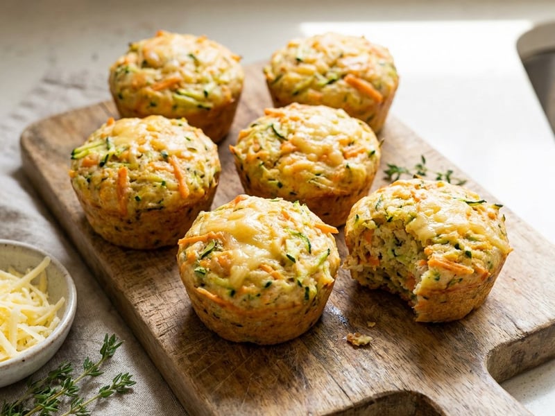 Zucchini and Carrot Muffins