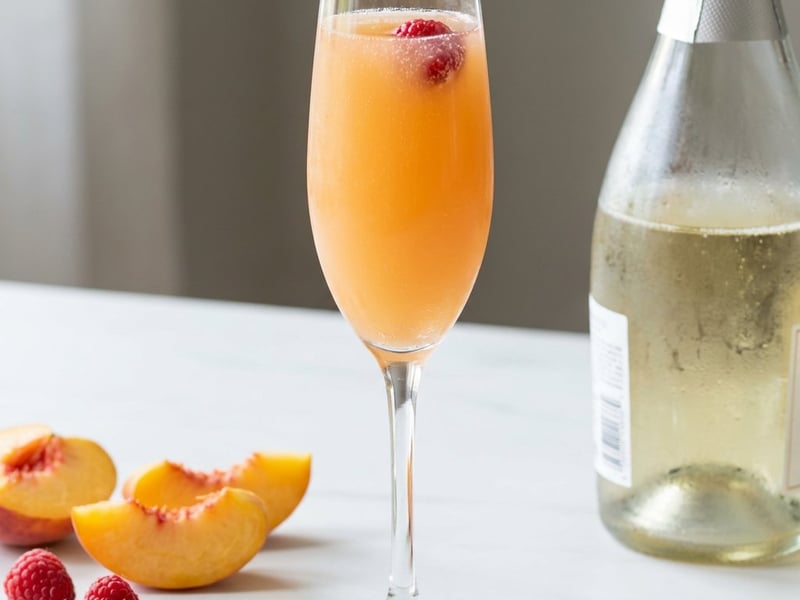 Peach Bellini | Fruchtiger Sommer-Cocktail