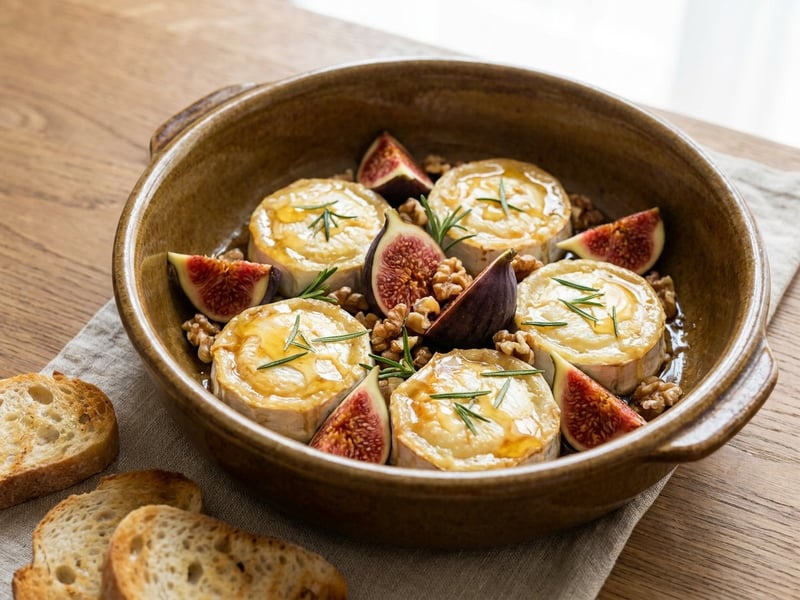 Baked Goat Cheese with Figs | From the Oven