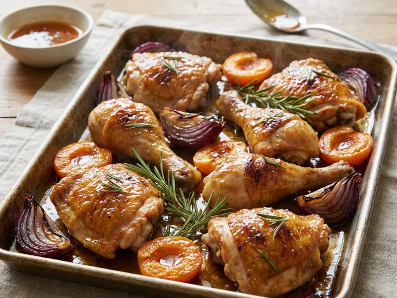 Apricot & Rosemary Chicken | Juicy from the Oven
