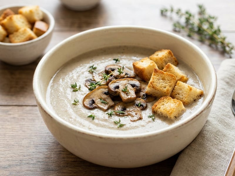 French Mushroom Velouté | Creamy & Velvety