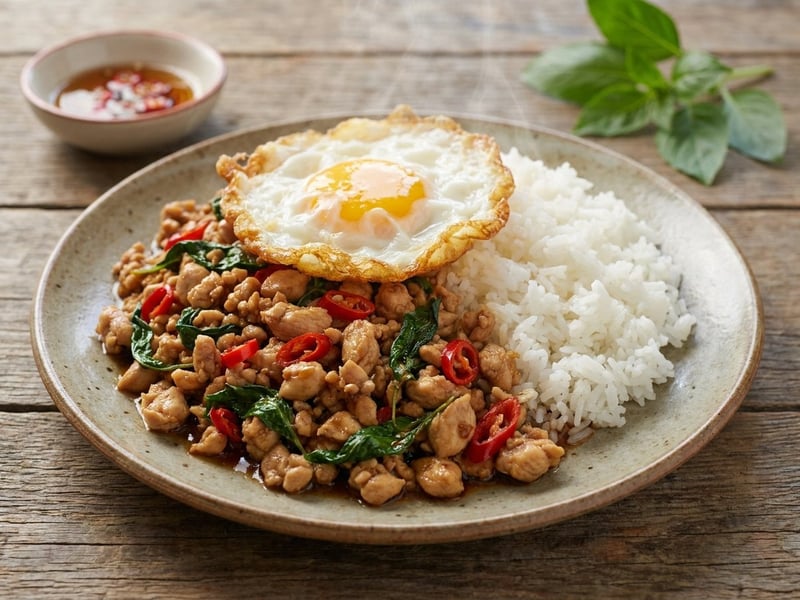 Pad Krapao Gai | Wok Chicken with Thai Basil