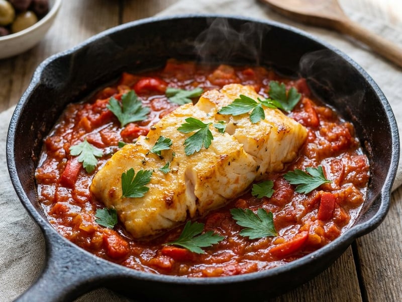 Bacalao a la Vizcaína | Basque-Style Cod