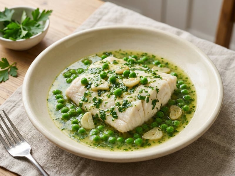 Spanish Hake in Salsa Verde | Aromatic & Tender