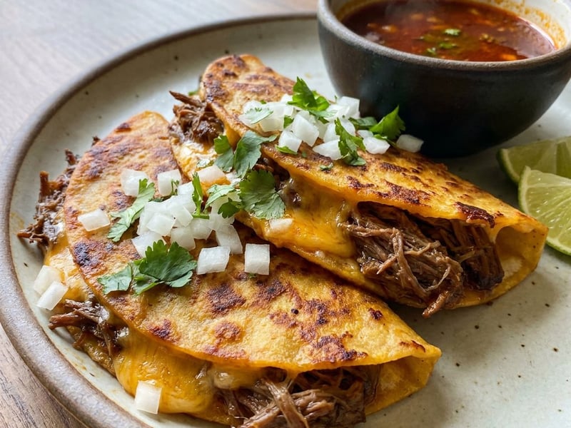 Knusprige Birria Quesatacos | Mexikanischer Streetfood-Hit