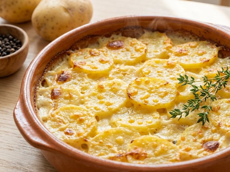 Styrian Potato Bake | With Mountain Cheese & Pumpkin Seeds