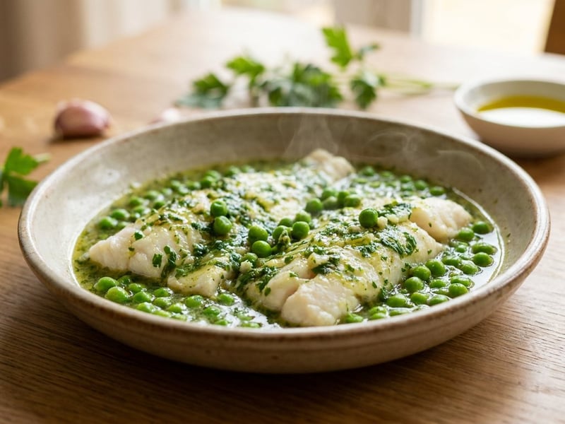 Spanish Hake in Salsa Verde | Aromatic & Juicy