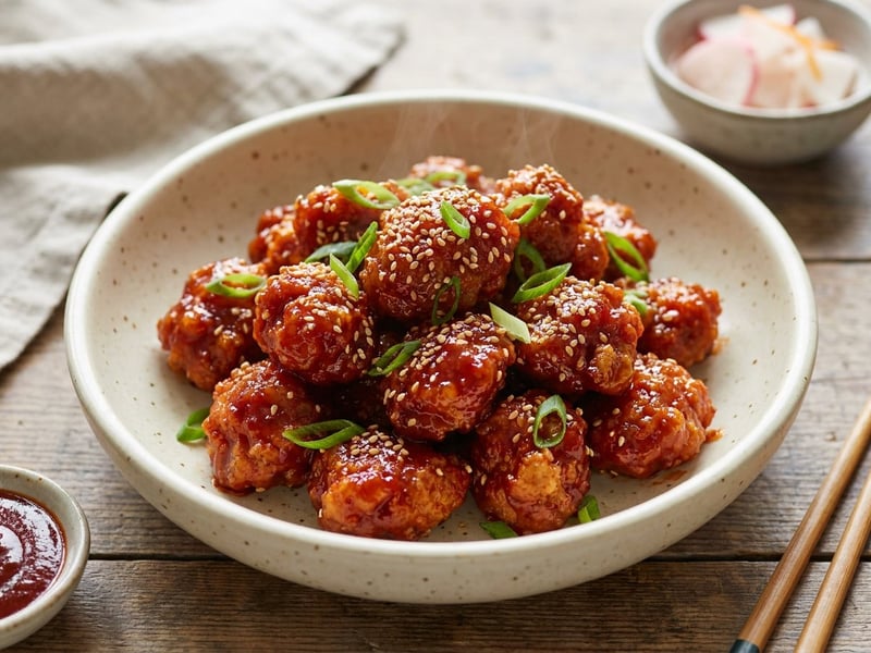 Dakgangjeong | Crispy Korean Fried Chicken