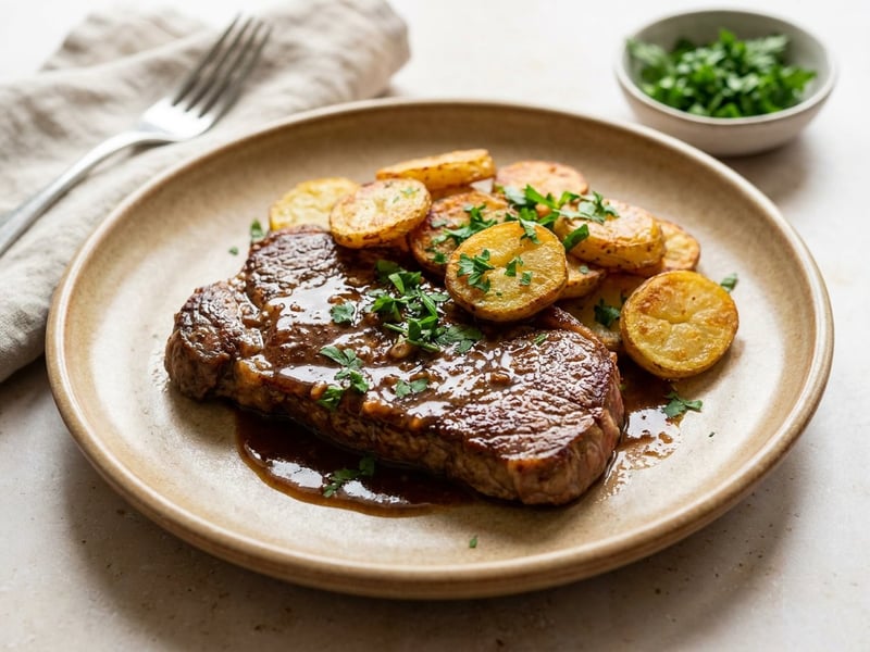 Wiener Vanillerostbraten | Klassiker mit Knoblauchsauce