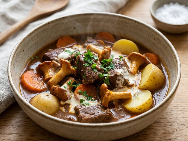 Salzburg Beef Stew with Chanterelles | Tender & Hearty