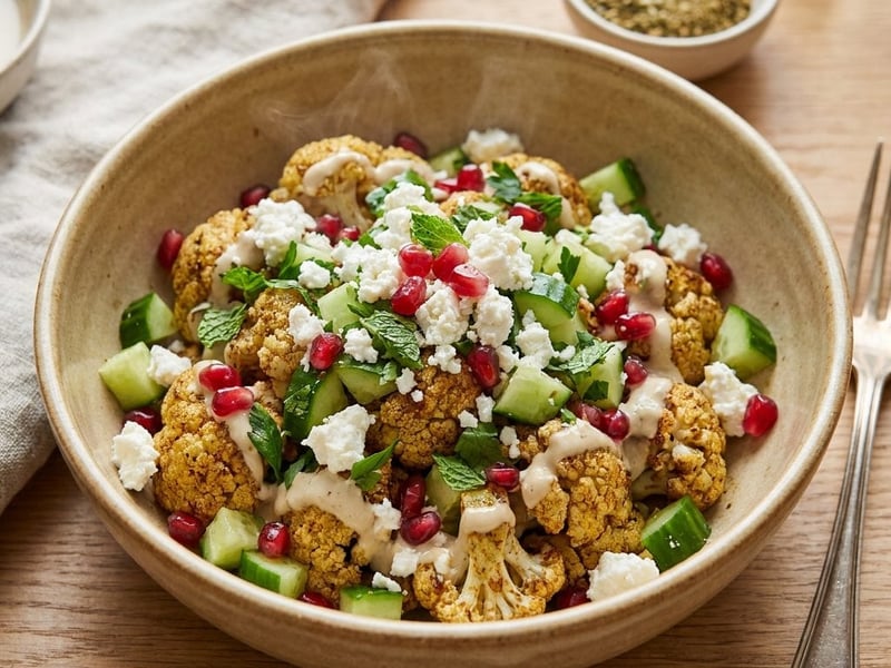 Nahöstlicher Karfiolsalat mit Feta | Frische Levante-Küche