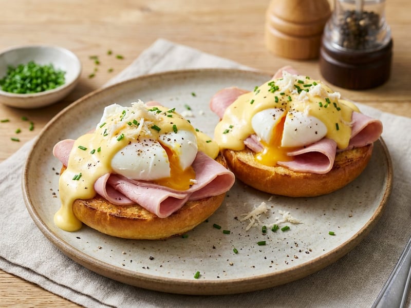 Wiener Eier Benedikt | Mit Beinschinken & Kren-Hollandaise