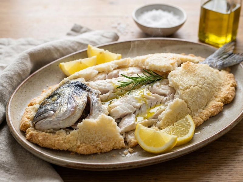 Spanische Dorade im Salzmantel | Saftig & aromatisch