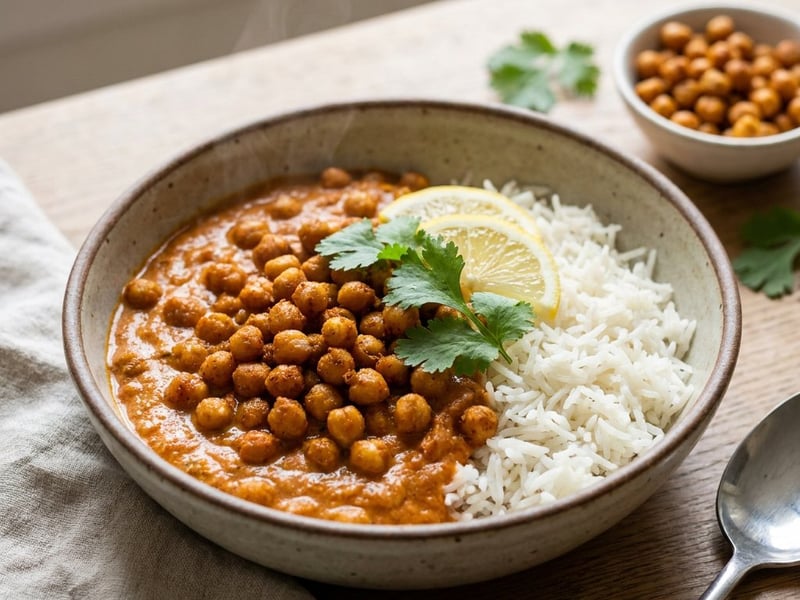 Chickpea Tikka Masala | Crispy from the Oven
