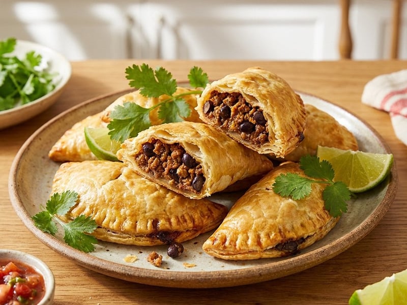 Knusprige Rindfleisch-Empanadas | Mexikanisches Streetfood