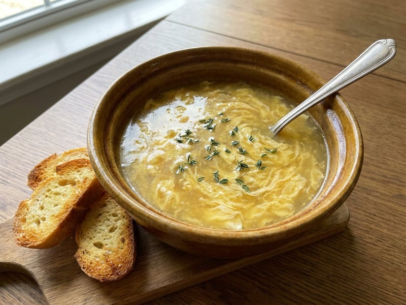 French Tourin Onion Soup | Velvety Liaison
