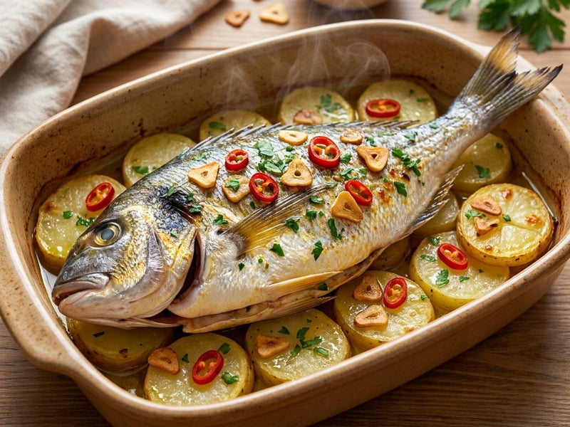 Dorade a la Donostiarra | Baskischer Fischgenuss