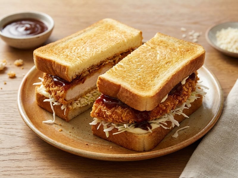 Chicken Katsu Sando | Japanisches Knusper-Sandwich