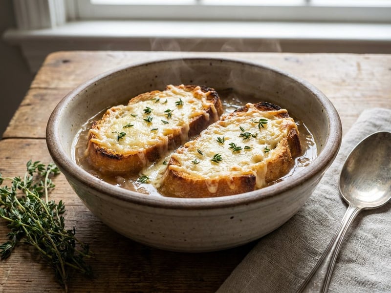 Französische Schalottensuppe mit Cidre | Fein & Würzig