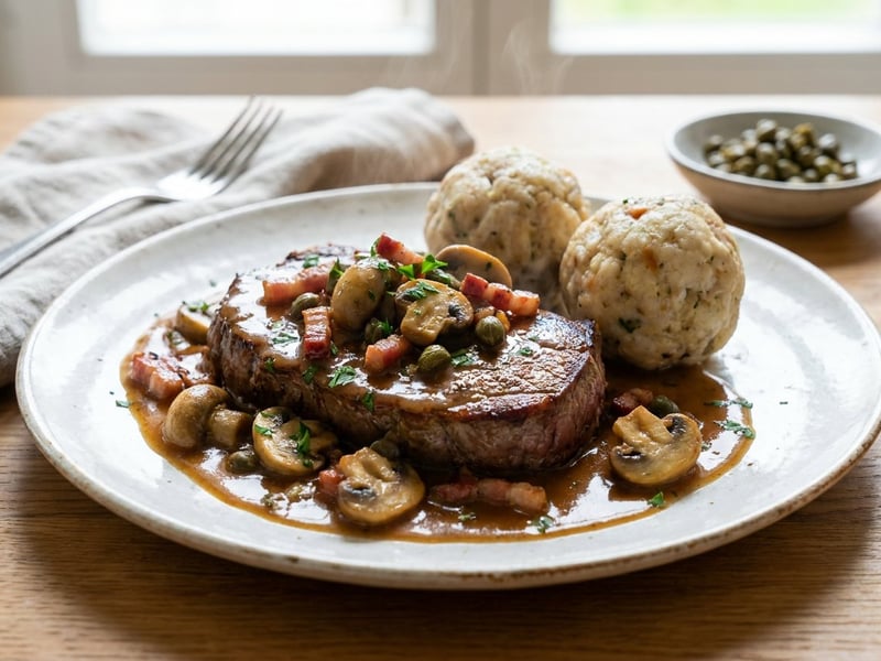 Viennese Girardi Roast Beef | Classic with Mushrooms & Capers
